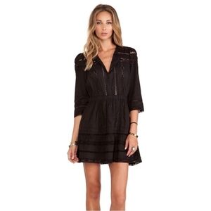Tularosa Black Cotton Dress